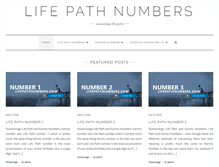 Tablet Screenshot of lifepathnumbers.com